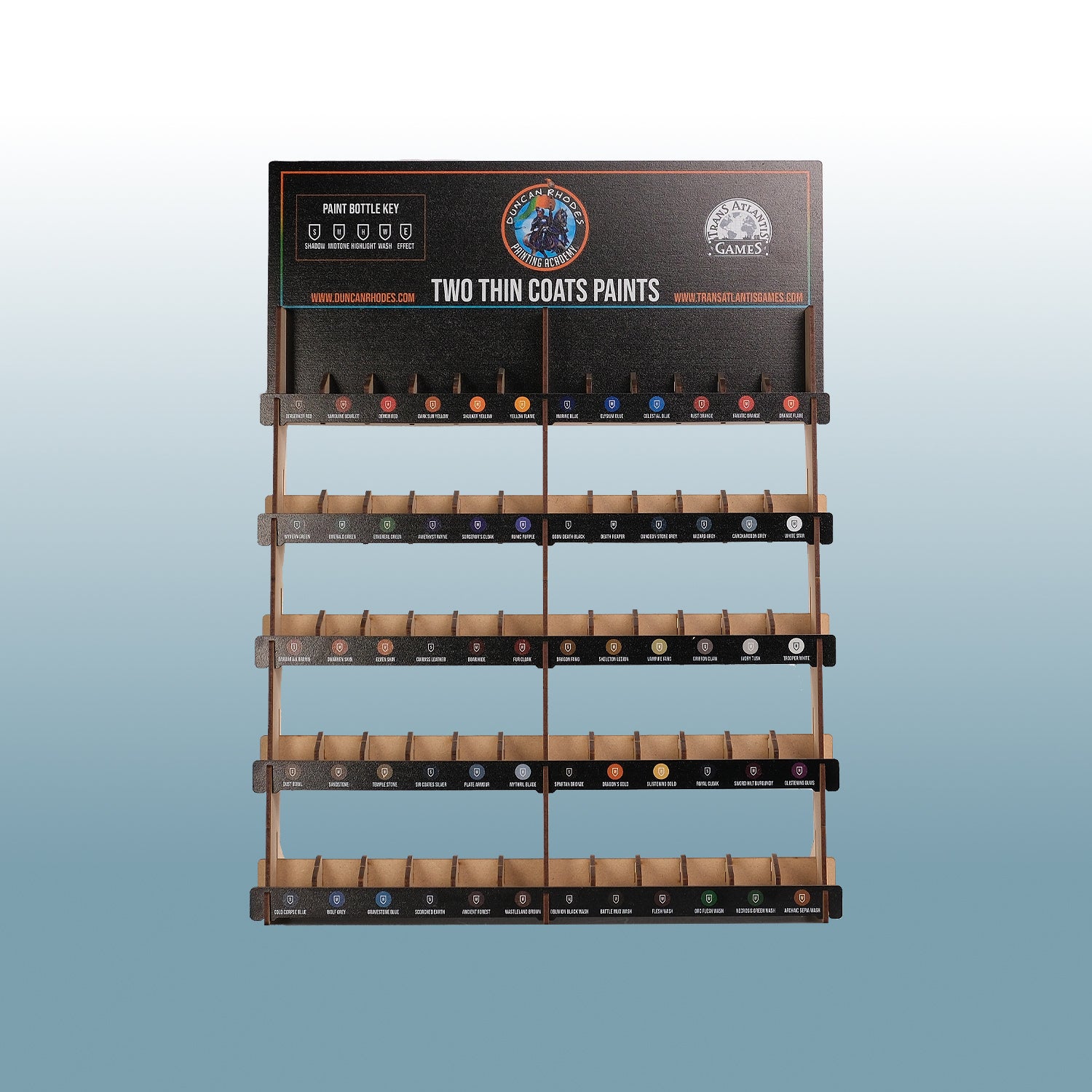 Two Thin Coats Wave 1 Paint Rack