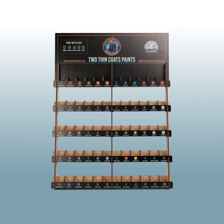 Two Thin Coats Wave 1 Paint Rack