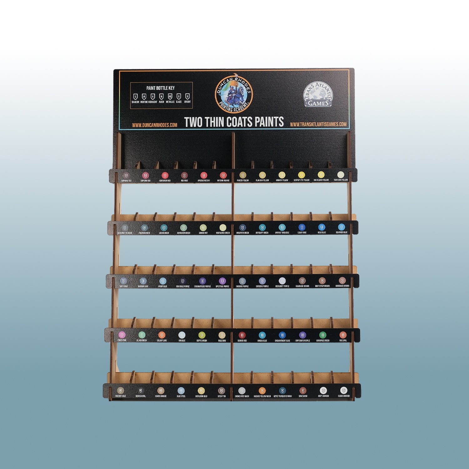 Two Thin Coats Wave 3 Paint Rack