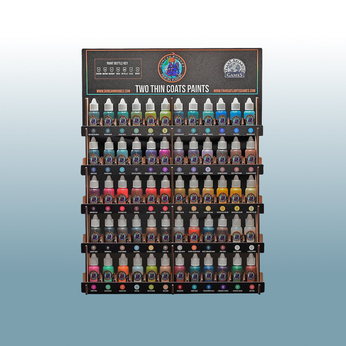 Pre-Order - Two Thin Coats 60 Wave 3 Paints & Paint Rack