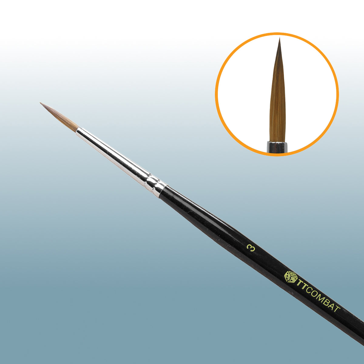 Size 3 Sable Brushes - TT Combat